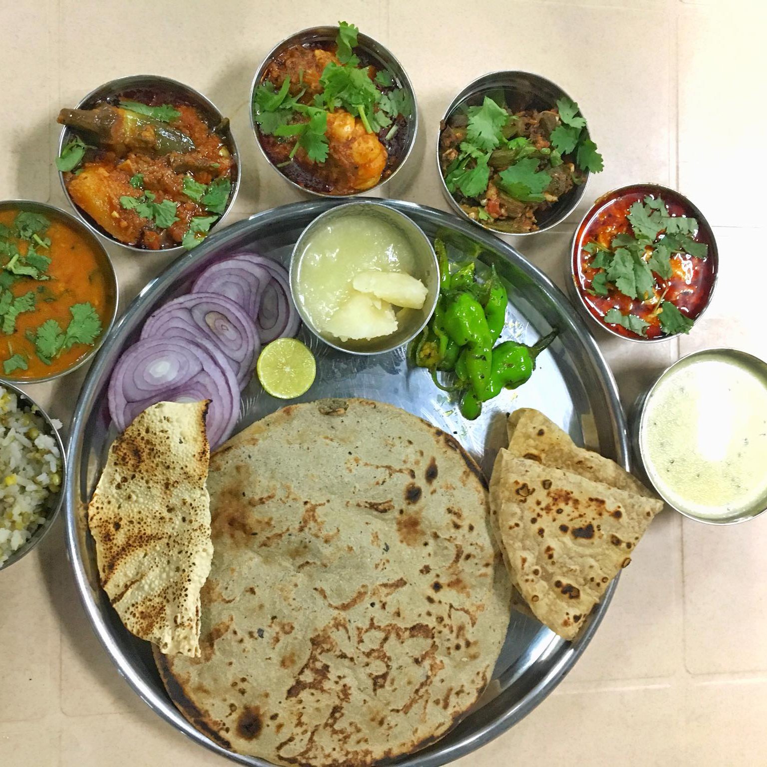 Kathiyawadi Thali