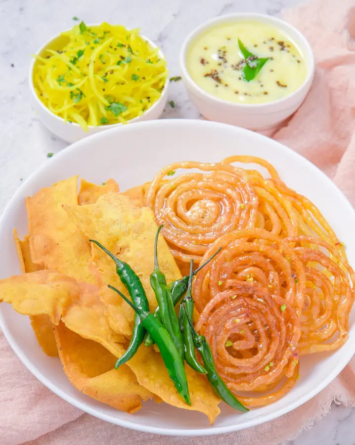 Fafda Jalebi
