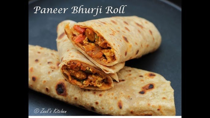 Paneer Bhurji Roll