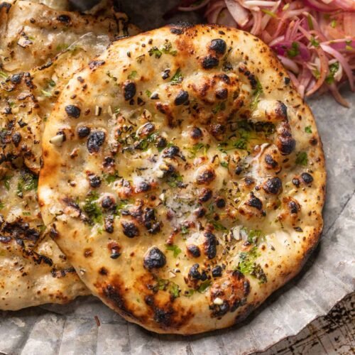 Spicy Cottage Cheese Kulcha