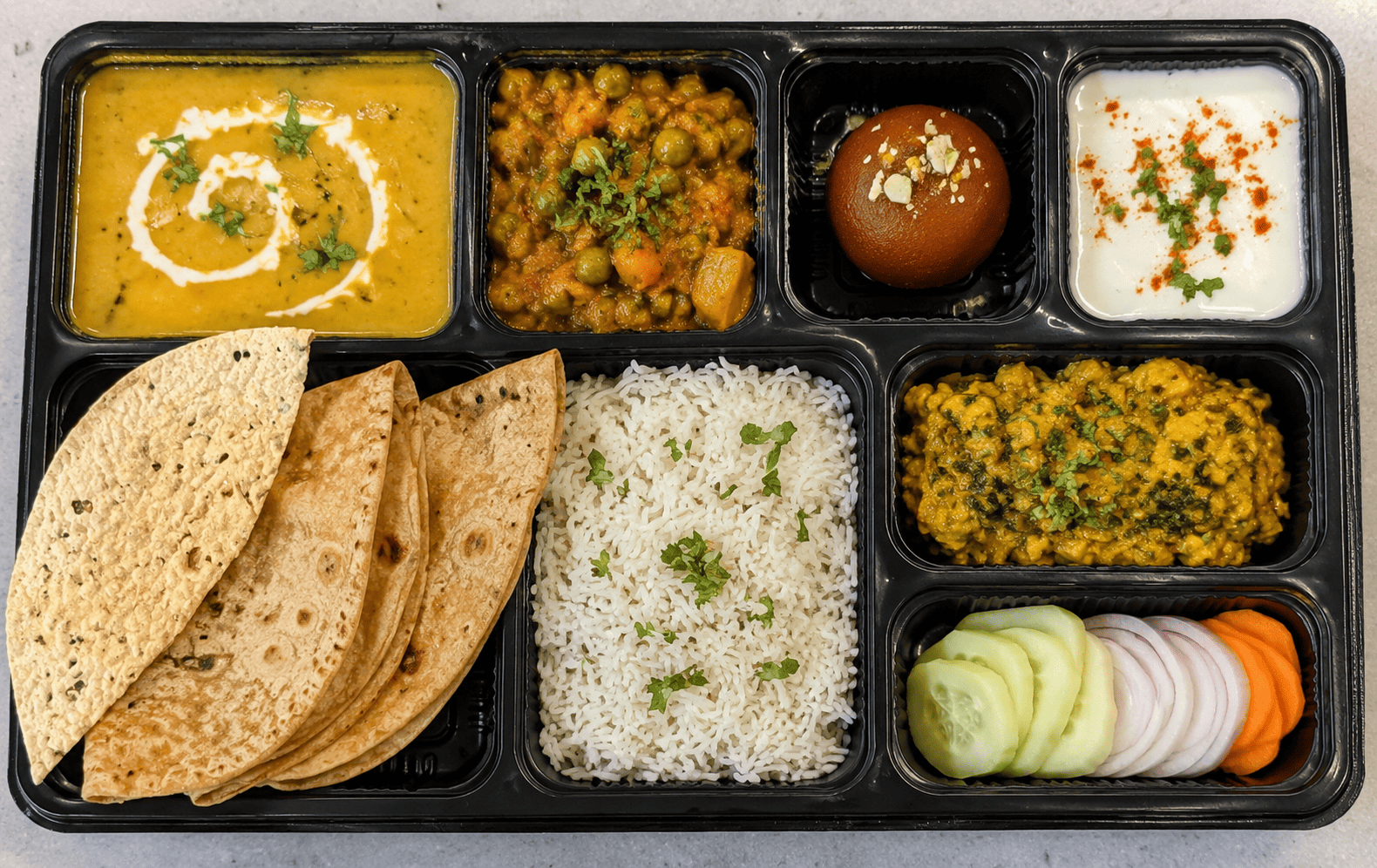 Haryanvi Thali (Vegetarian)
