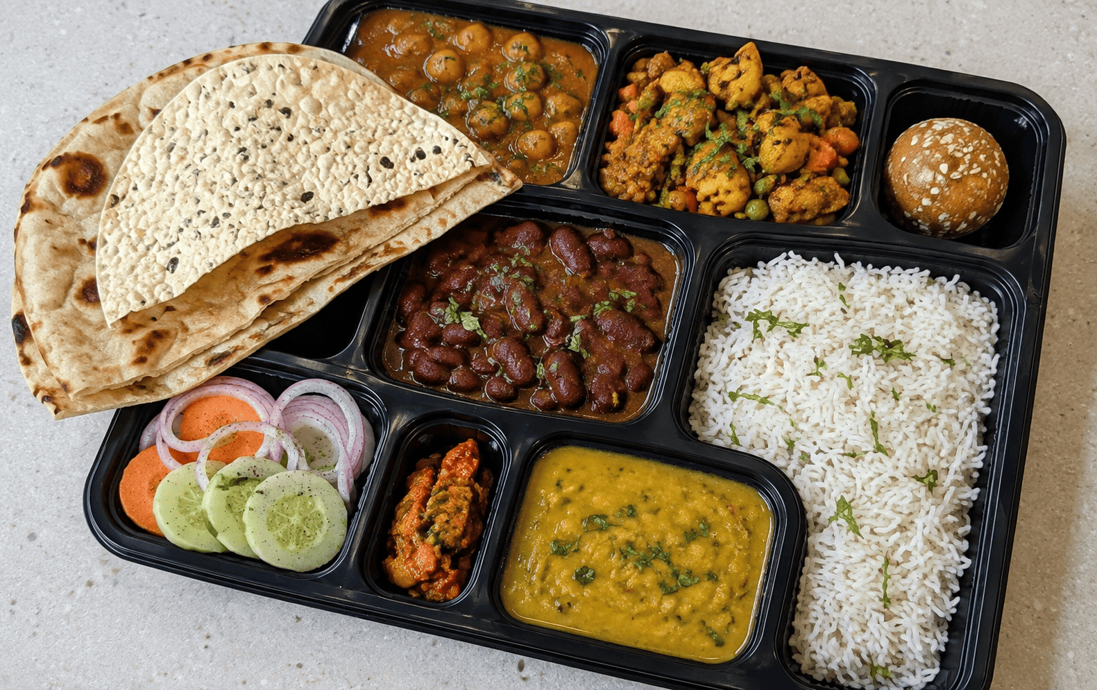 Punjabi Thali (Vegan)