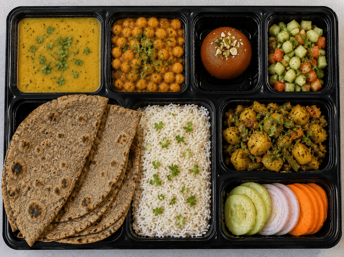Haryanvi Thali (Vegan)
