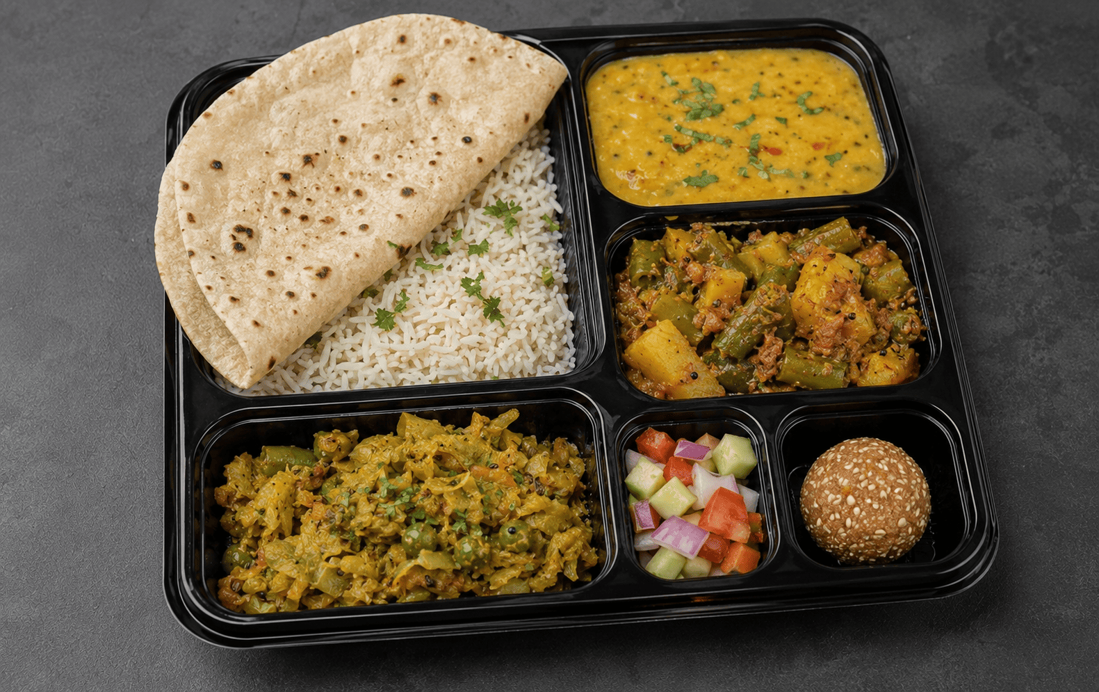 Gujarati Thali (Vegan)